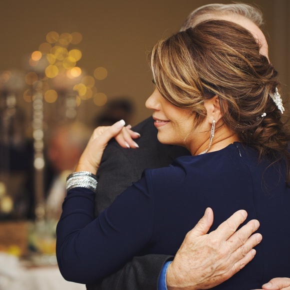 Navy Vince Camuto Mother of Bride Dress - Picture 9 of 10